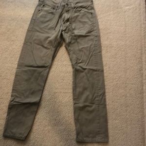 Mens Levi 595 tan jeans